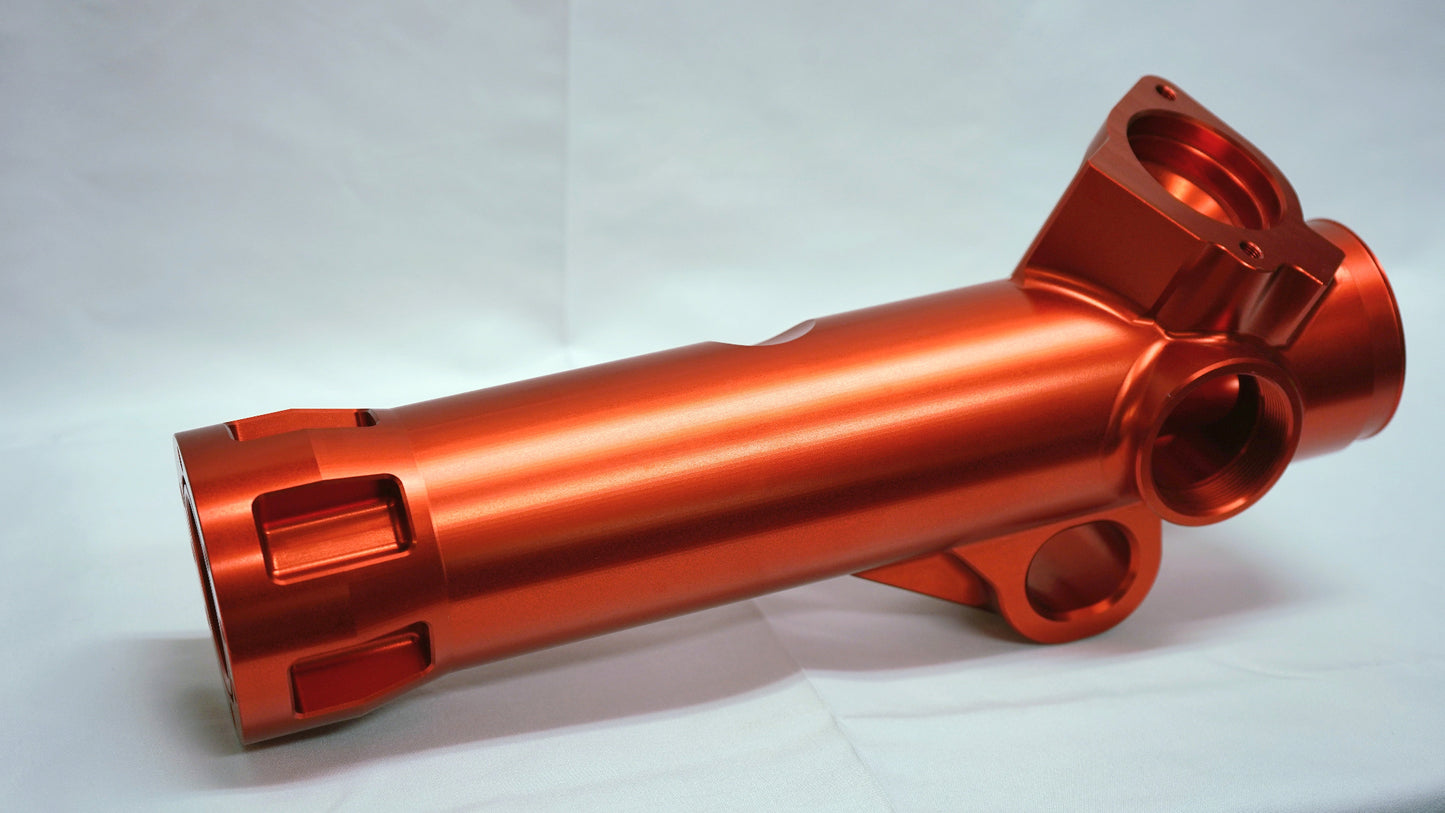 Billet Tundra Conversion rack for 4runner Tacoma Lexus GX470 or Lexus GX460 FJ Cruiser in matte fox orange color