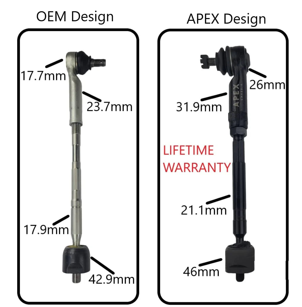APEX KIT400 - Toyota Tacoma 05-23 Tie Rod Kit