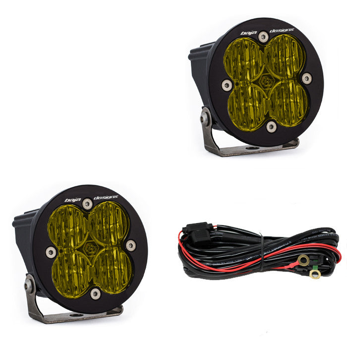 Baja Designs Squadron-R SAE Black LED Auxiliary Light Pod Pair – Universal