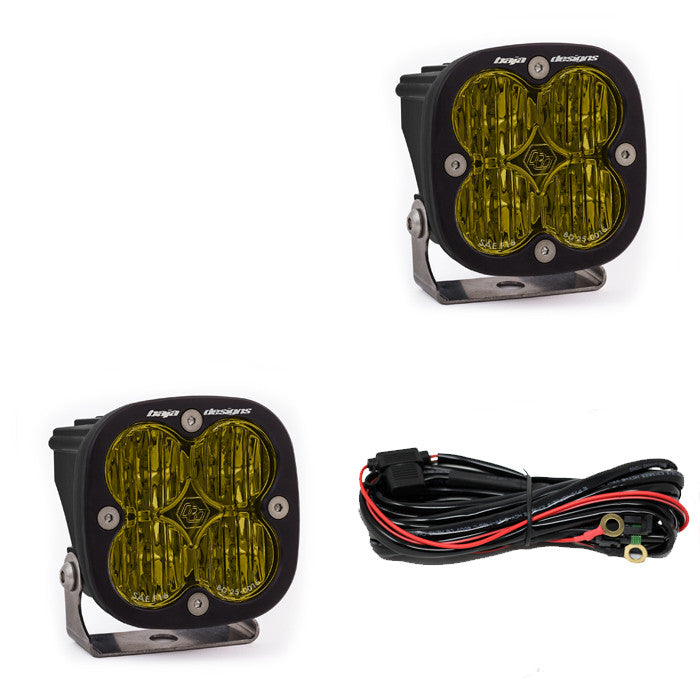 Baja Designs Squadron SAE Black LED Auxiliary Light Pod Pair – Universal