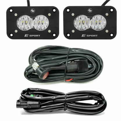 Baja Designs S2 Sport Black Flush Mount LED Light Pod Reverse Kit – Universal