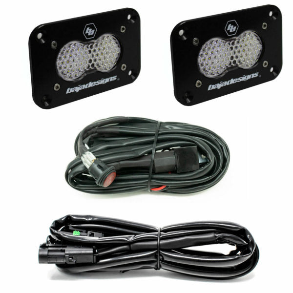 Baja Designs S2 Sport Black Flush Mount LED Light Pod Reverse Kit – Universal