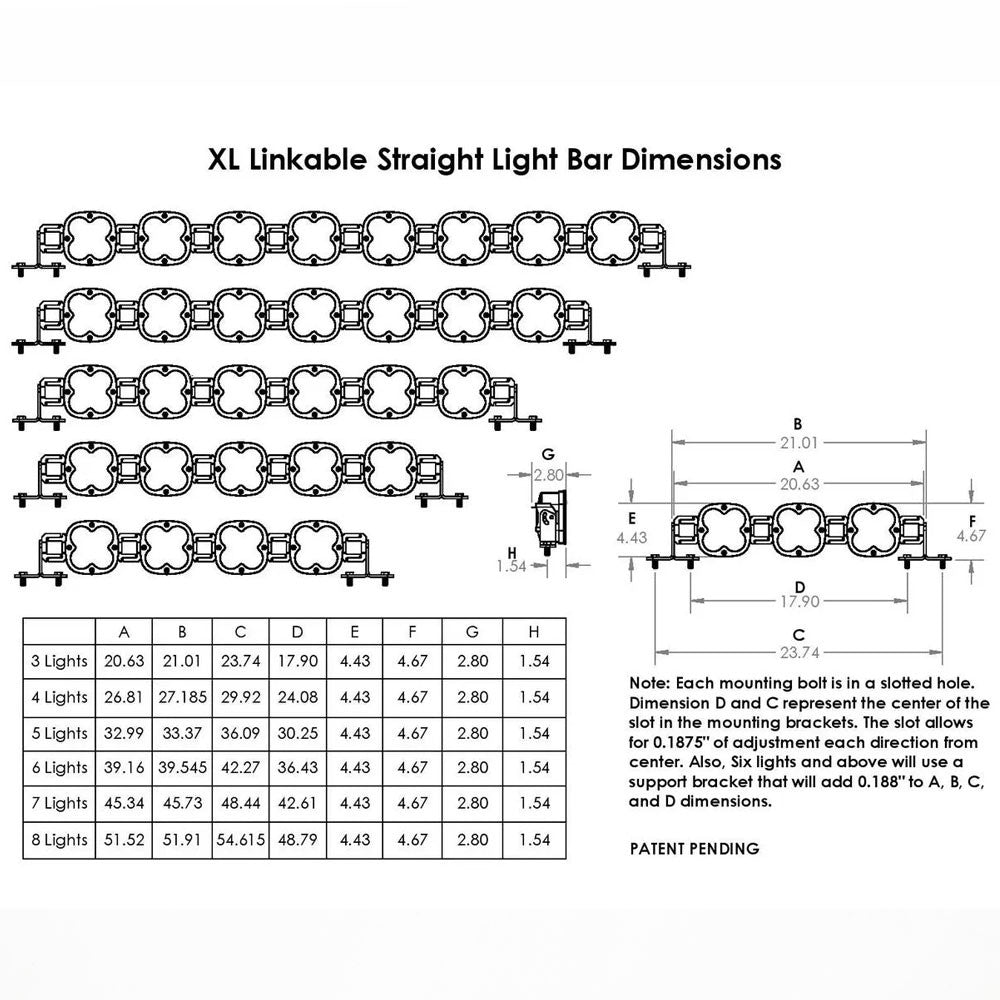 Baja Designs XL Linkable LED Light Bar – Universal